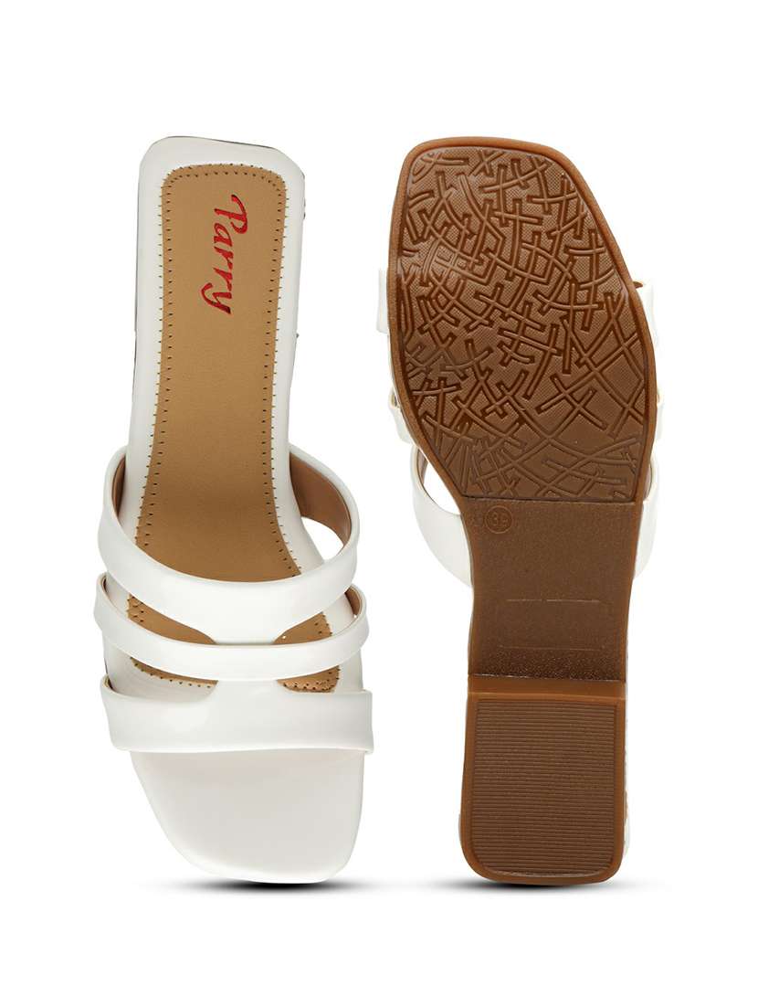 women white slip on sandal - 22543084 -  Standard Image - 5