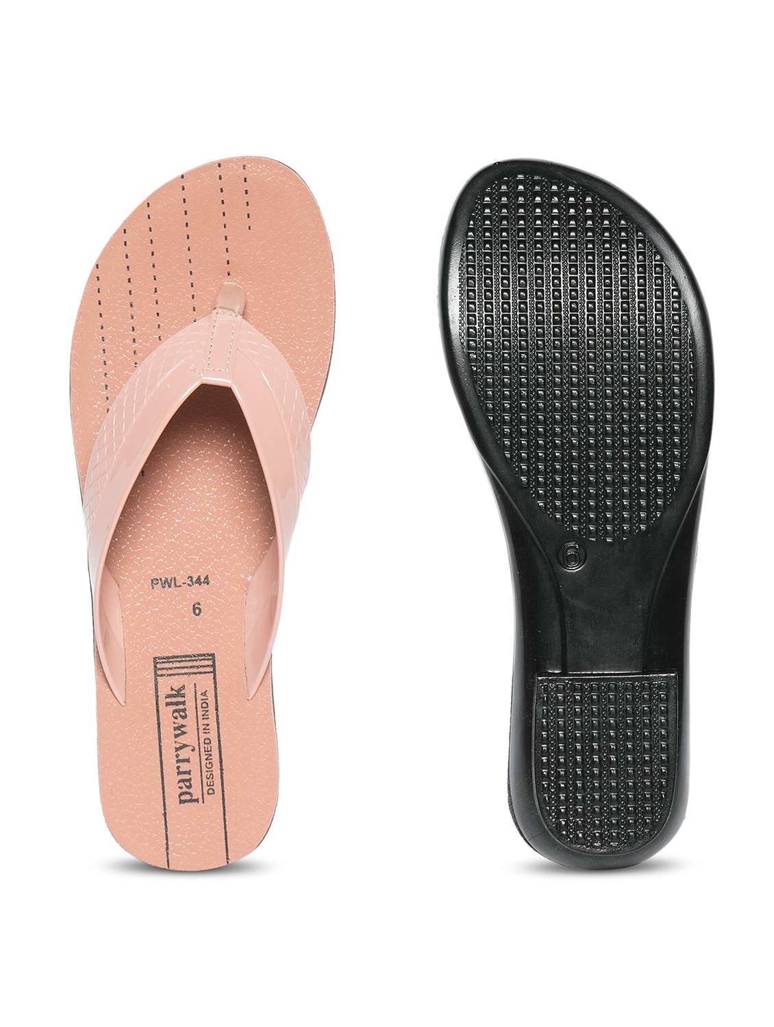 women textured toe separator flat sandal - 22543099 -  Standard Image - 5