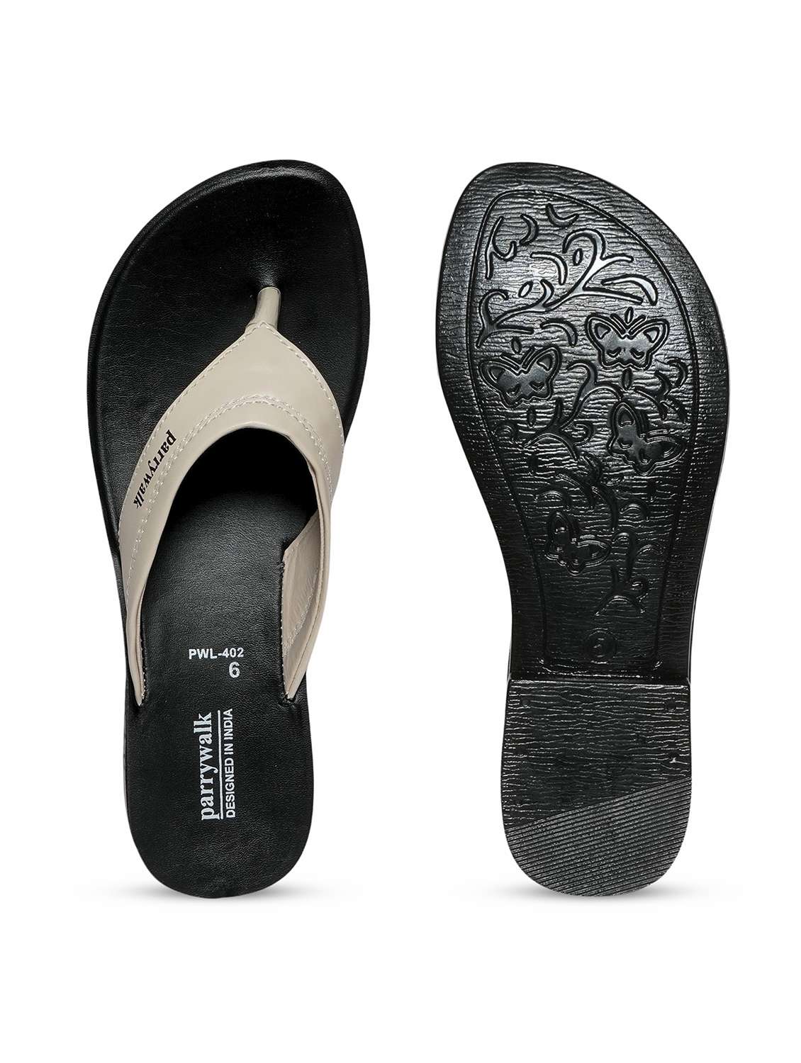 women solid toe separator flat sandal - 22543108 -  Standard Image - 5