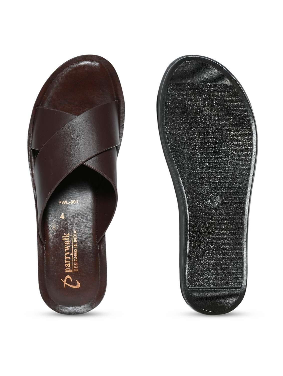 women brown slip on wedge - 22543119 -  Standard Image - 5