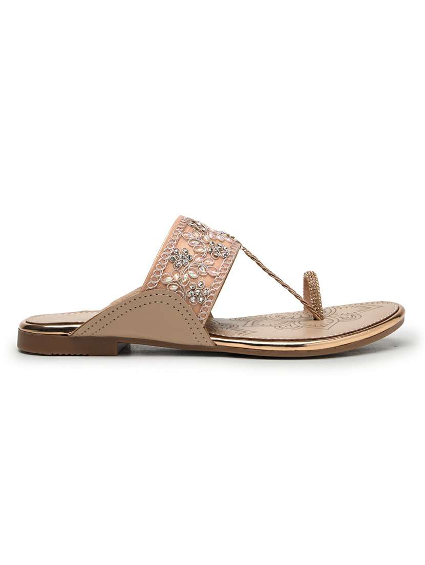 women embellished one toe sandal - 22543124 -  Standard Image - 3