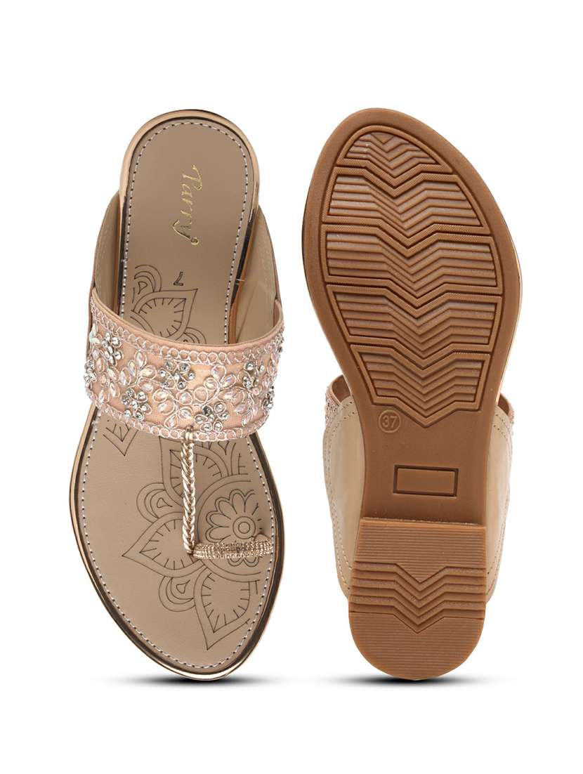 women embellished one toe sandal - 22543124 -  Standard Image - 5