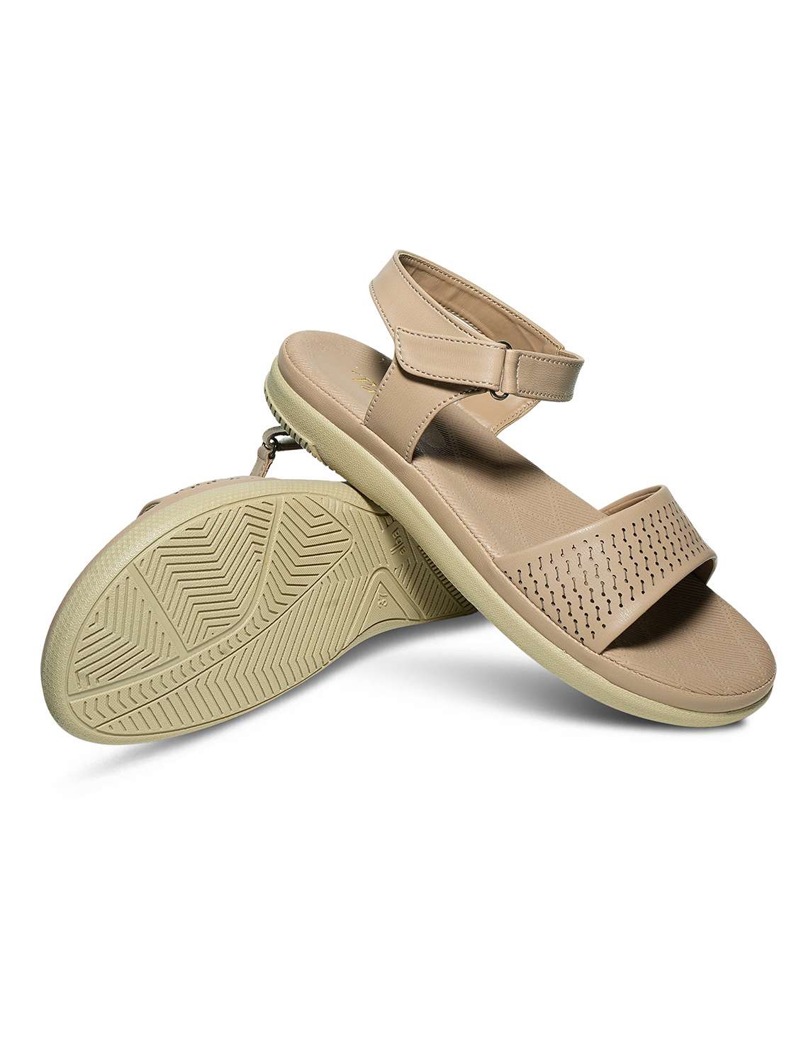 women beige ankle strap sandal - 22543128 -  Standard Image - 3