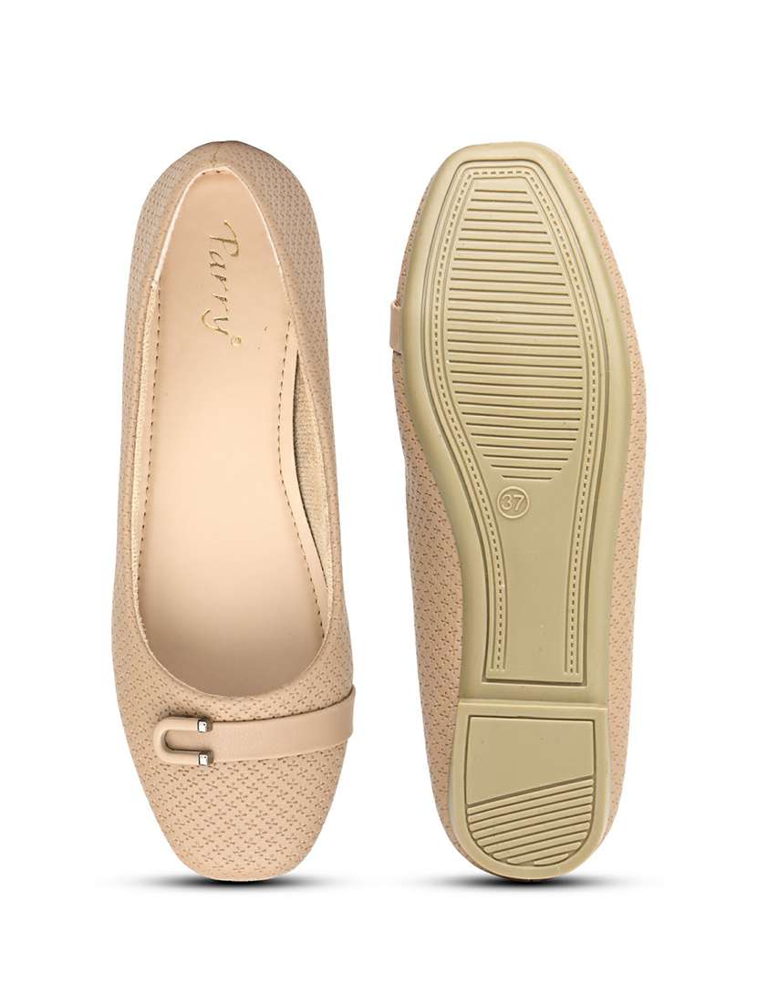 women textured slip on ballerina - 22543134 -  Standard Image - 5
