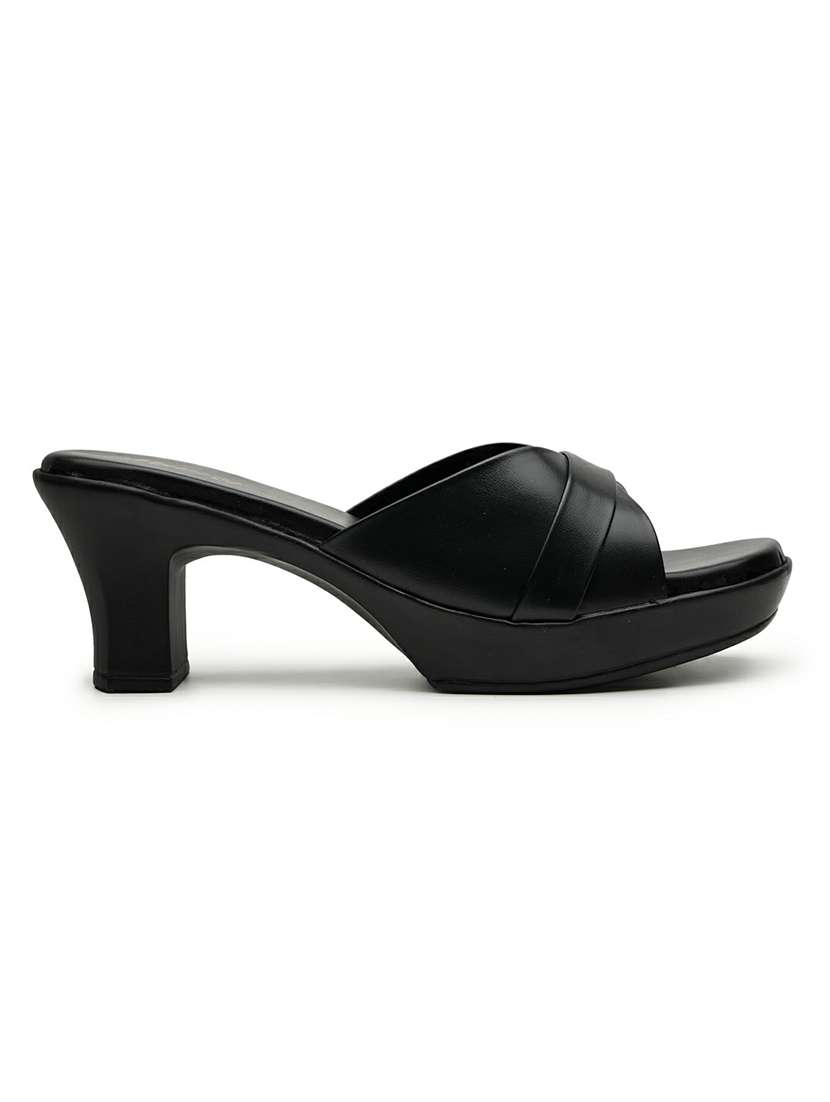 women black slip on sandal - 22543143 -  Standard Image - 3