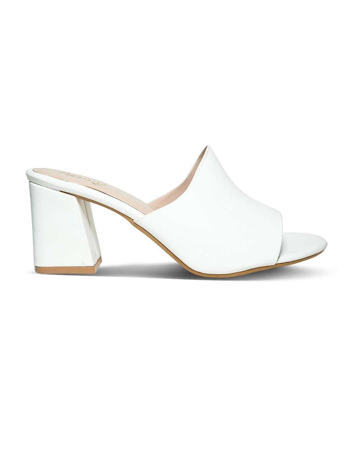 Women White Slip On Sandal - 22543157 -  Standard Image - 3