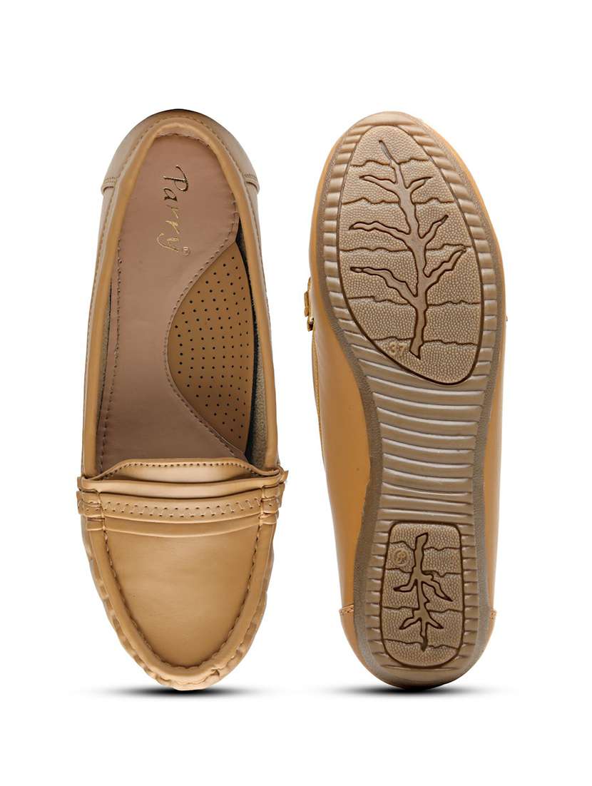women beige slip on loafer - 22543168 -  Standard Image - 5