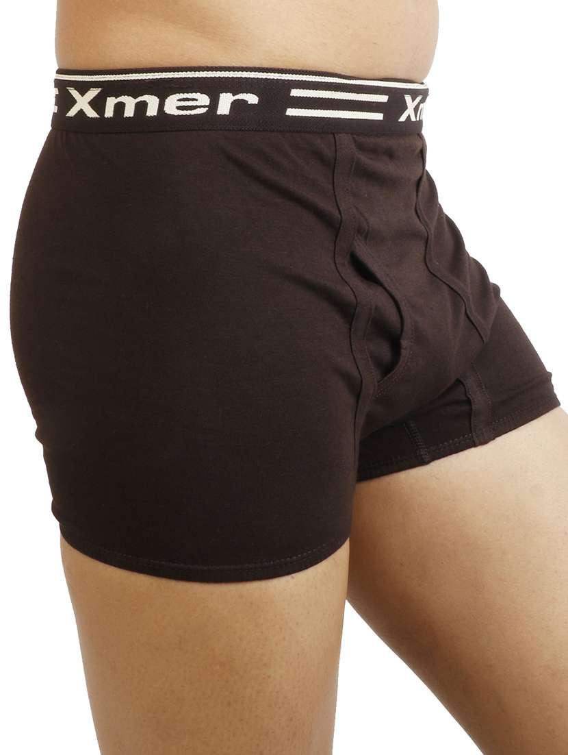 men pack of 5 solid trunks - 22543247 -  Standard Image - 3