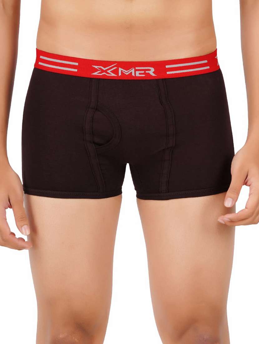 men pack of 5 solid trunk briefs - 22543254 -  Standard Image - 3