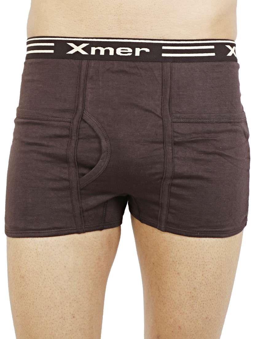 men pack of 5 solid trunk briefs - 22543258 -  Standard Image - 3