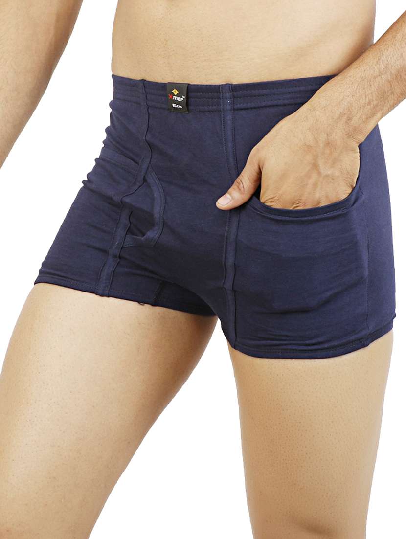men pack of 5 solid trunk briefs - 22543259 -  Standard Image - 3