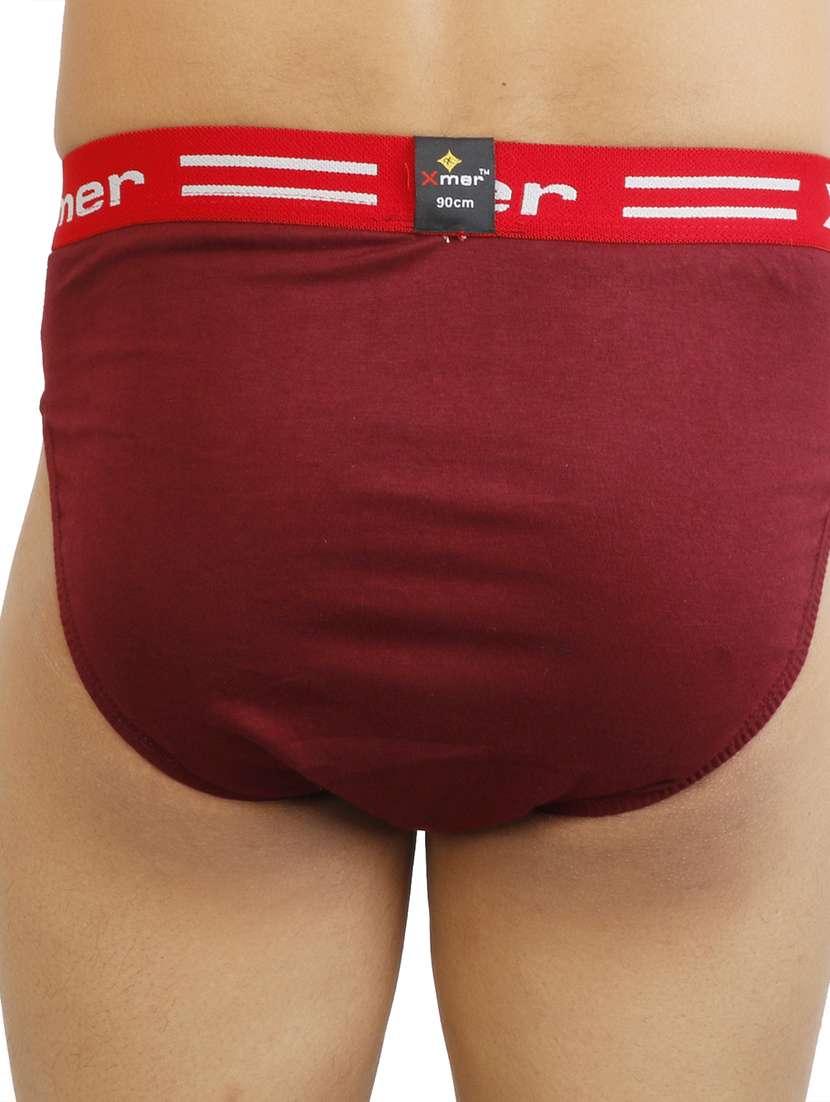 men pack of 5 solid hipster briefs - 22543261 -  Standard Image - 5