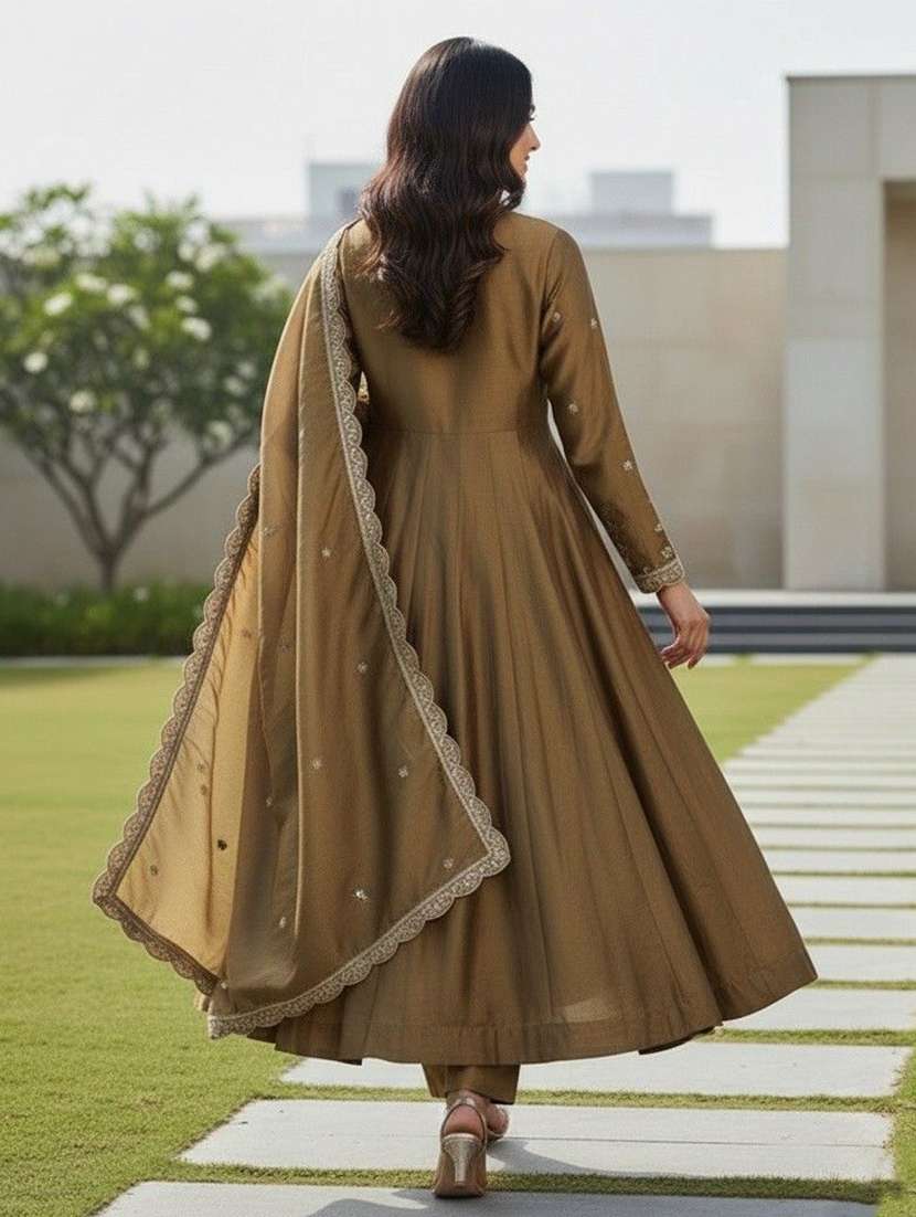 Women Embroidered Long Sleeves Kurta Pant Set With Dupatta - 22543470 -  Standard Image - 3