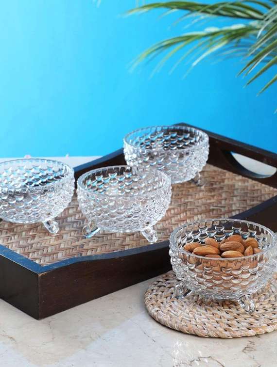 sweezy crystal fish pudding bowl set of 6