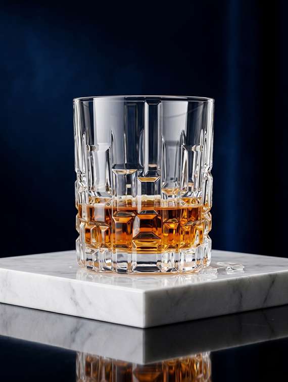 set of 2 clear glass whiskey glasses dishwasher safe