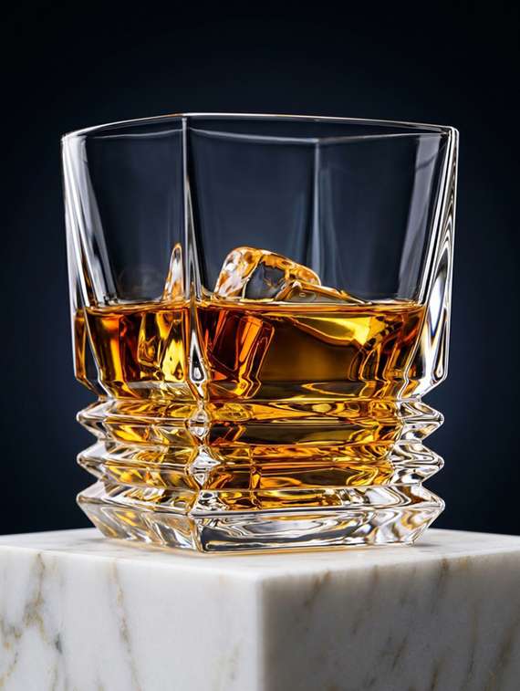 whiskey glasses set of 2 clear glass dishwasher safe