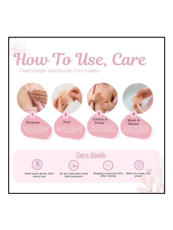 beige silicone nipple covers  - 22543952 -  Standard Image - 3