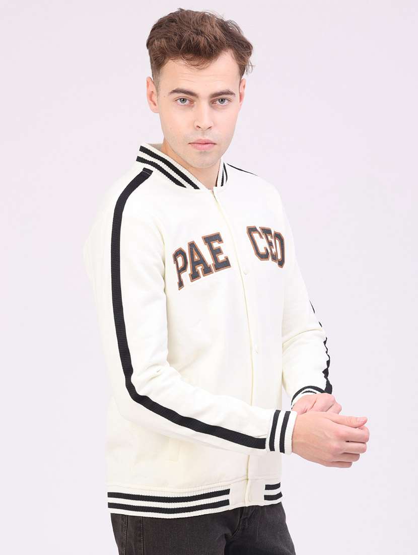 Men Printed Long Sleeves Varsity Jacket - 22544029 -  Standard Image - 3