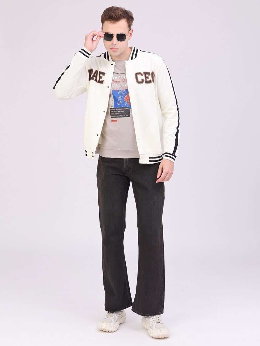 Men Printed Long Sleeves Varsity Jacket - 22544029 -  Standard Image - 5