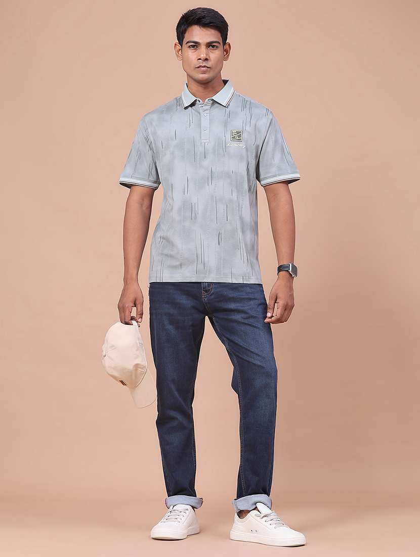 Men Printed Short Sleeves Polo T-shirt - 22546809 -  Standard Image - 5