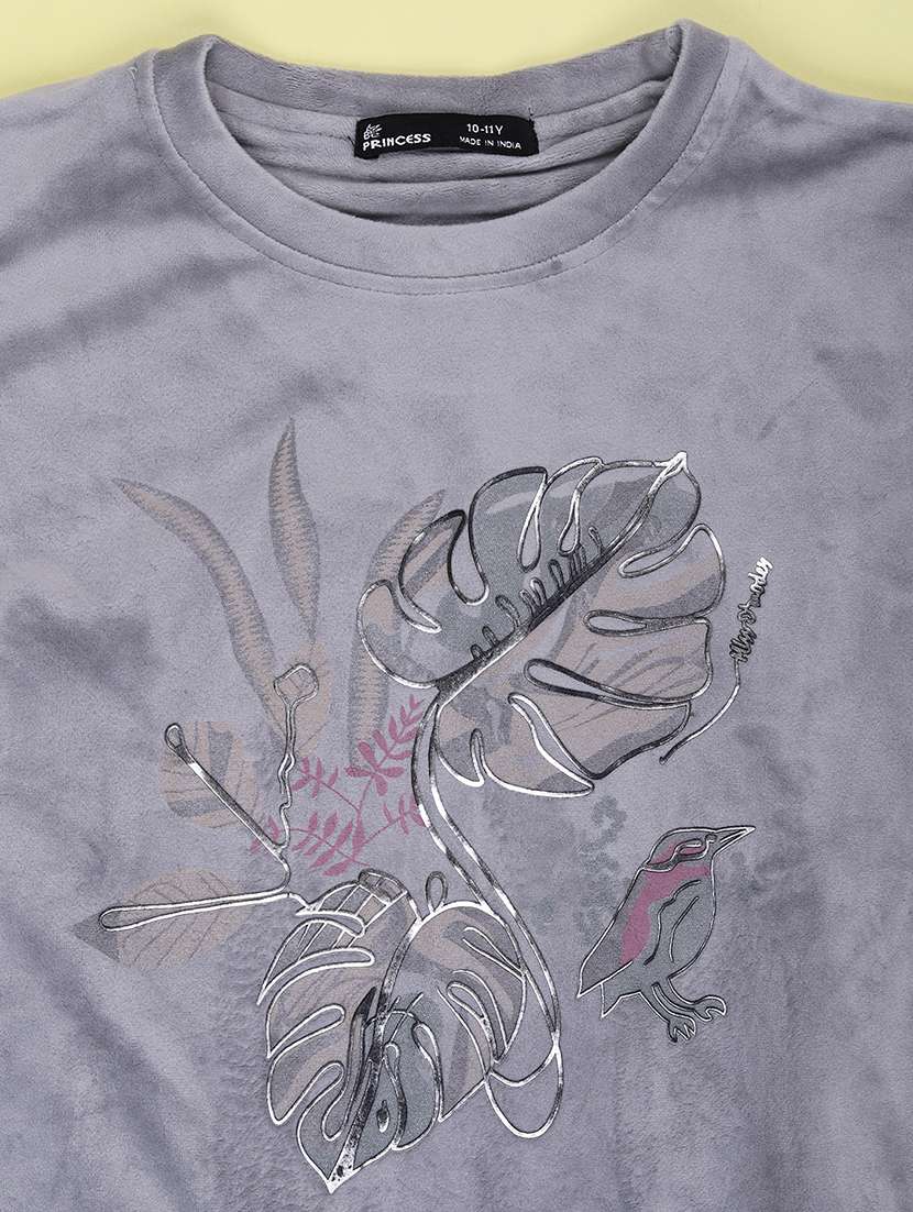 Girls Printed Long Sleeves Sweatshirt - 22547165 -  Standard Image - 3