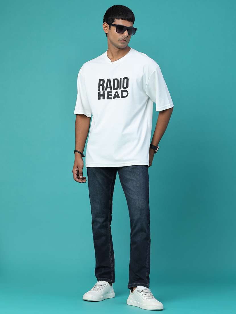 Men Washed Mid Rise Full Length Slim Fit Jeans - 22547483 -  Standard Image - 5