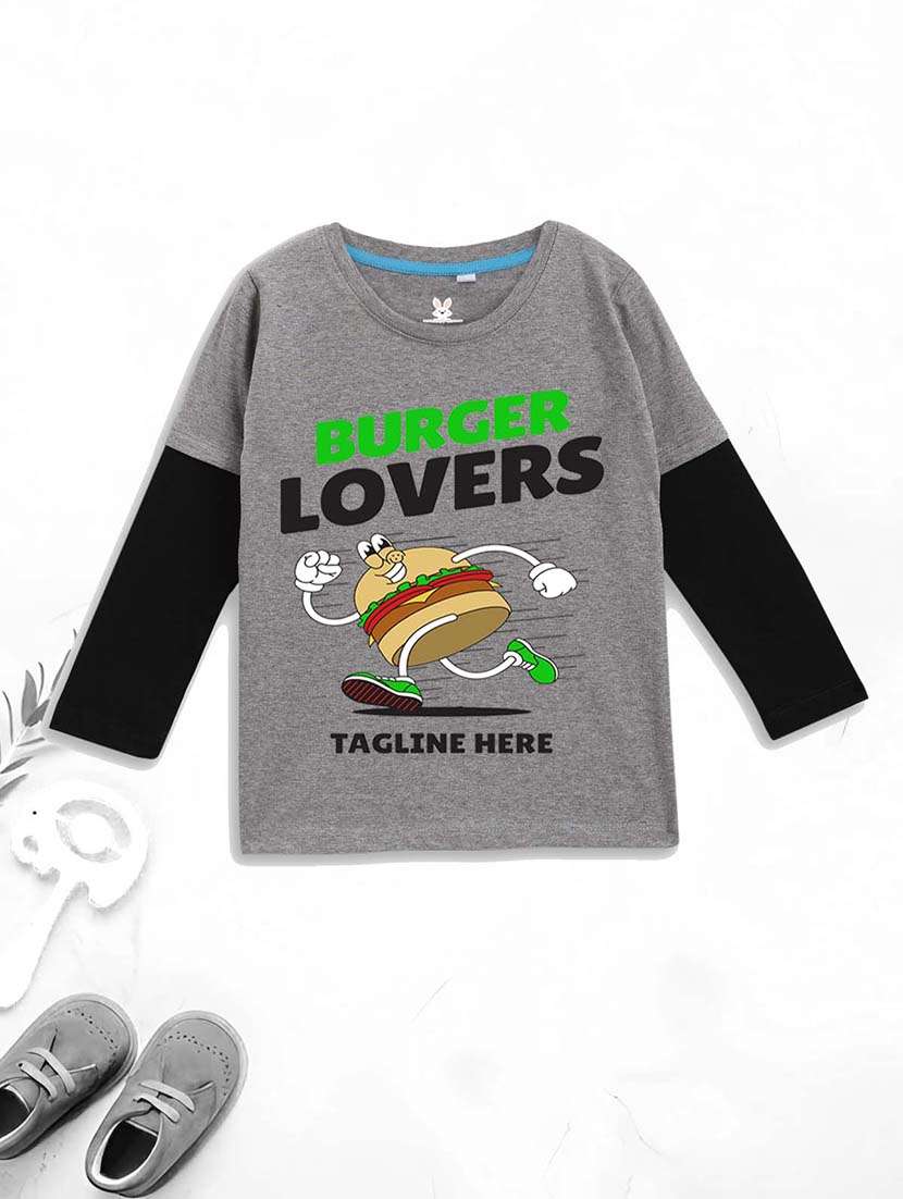 boys printed long sleeve t-shirt