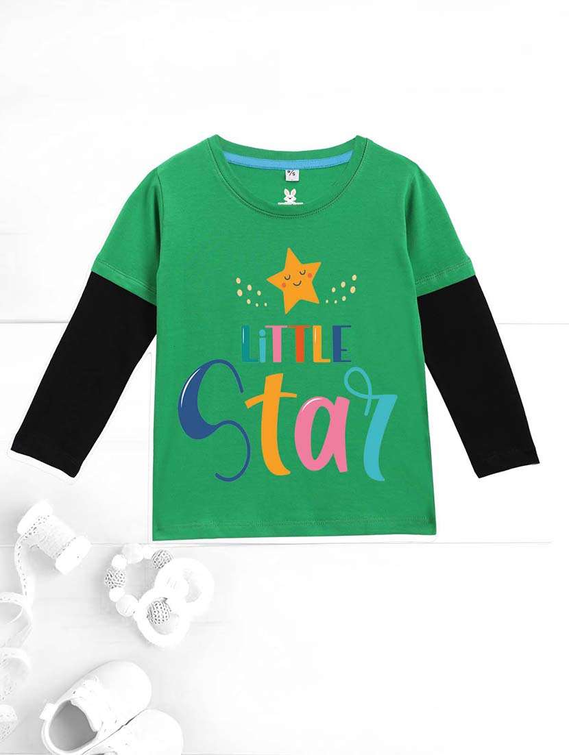 boys printed long sleeve t-shirt