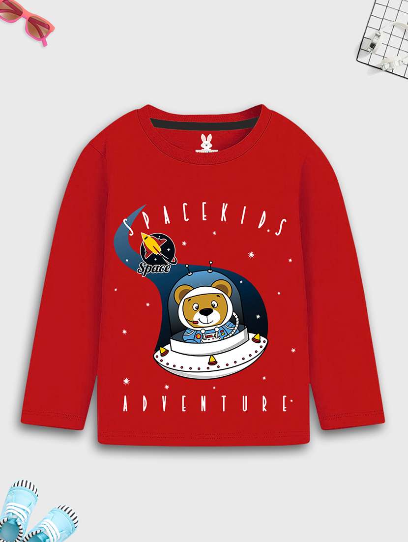 boys printed long sleeve t-shirt