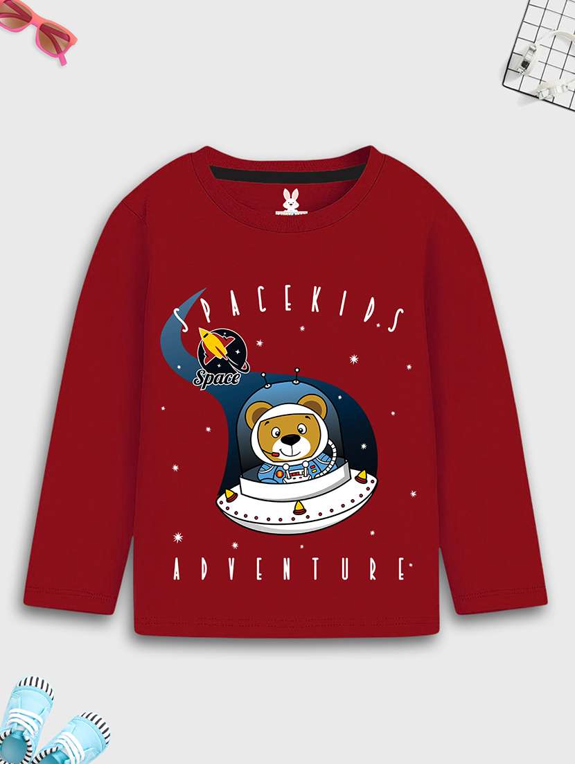 boys printed long sleeve t-shirt