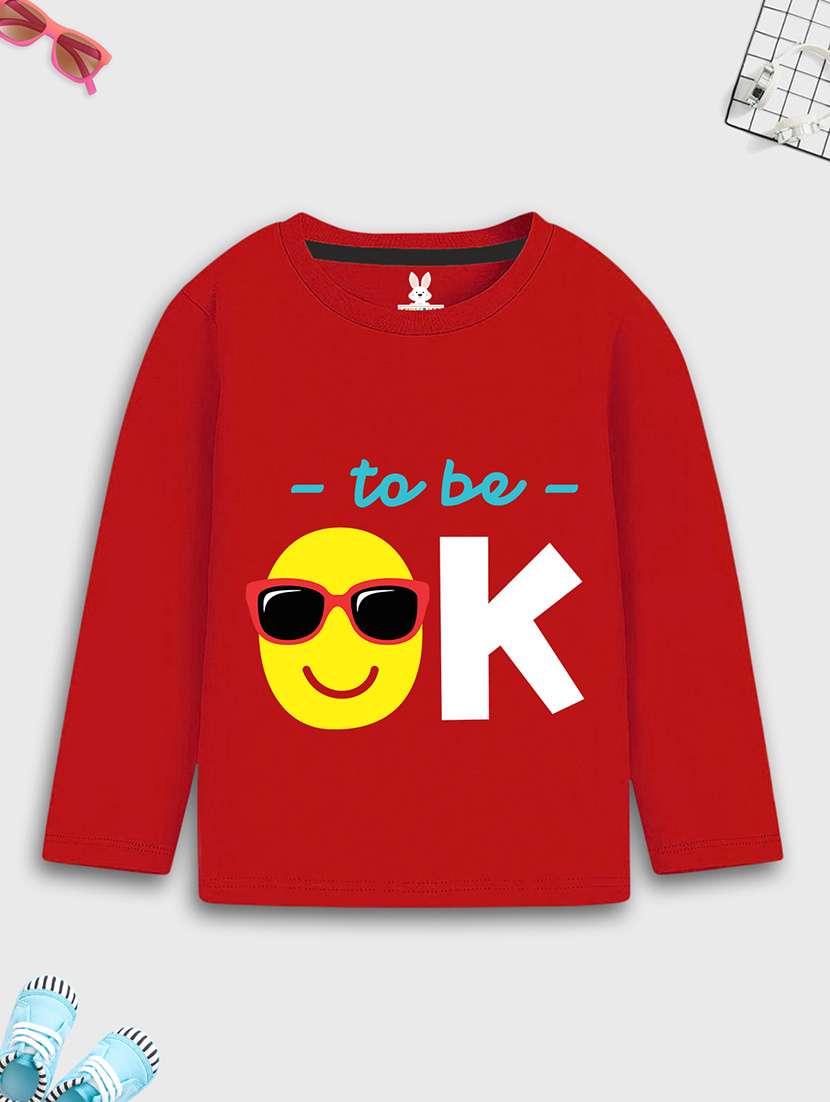 boys printed long sleeve t-shirt