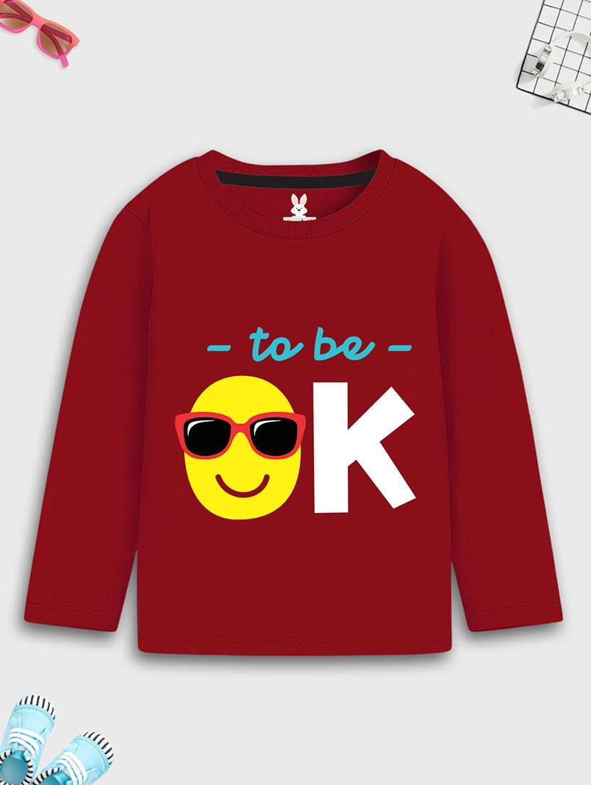 boys printed long sleeve t-shirt