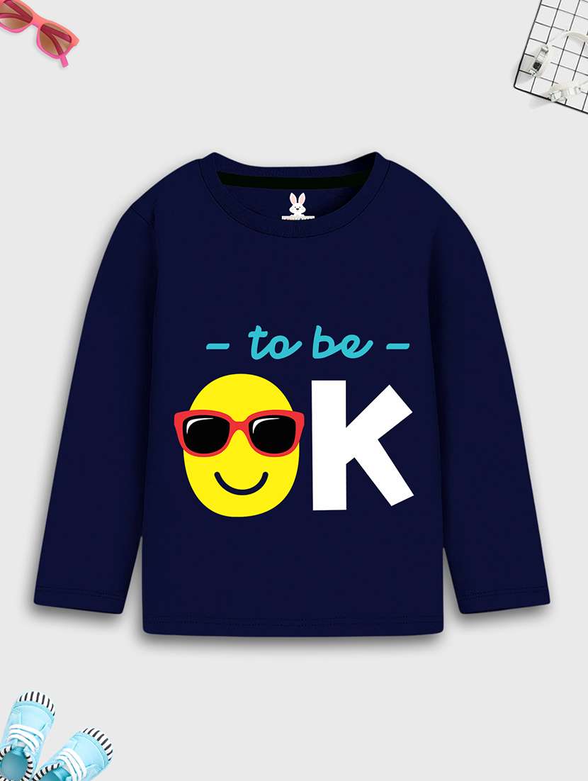 boys printed long sleeve t-shirt