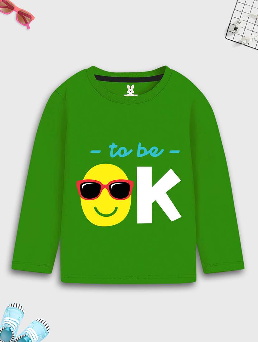 boys printed long sleeve t-shirt