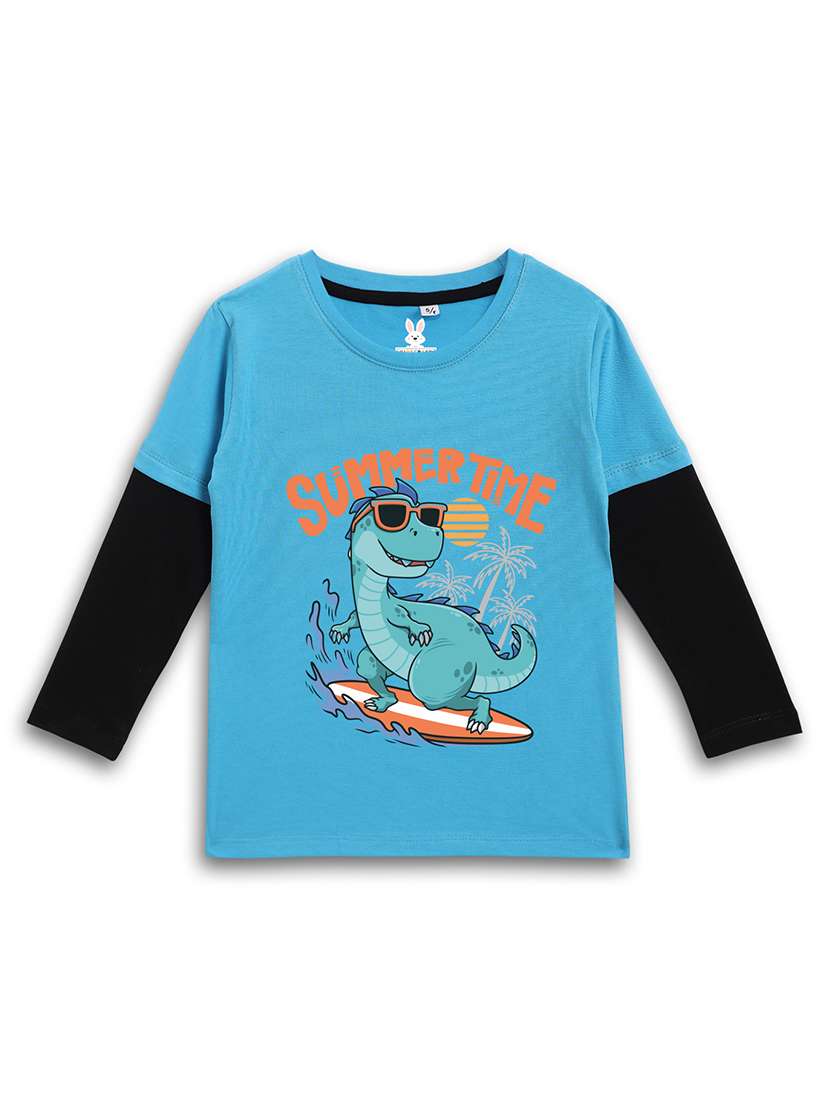 boys pack of 2 printed long sleeves nightwear set - 22547733 -  Standard Image - 3