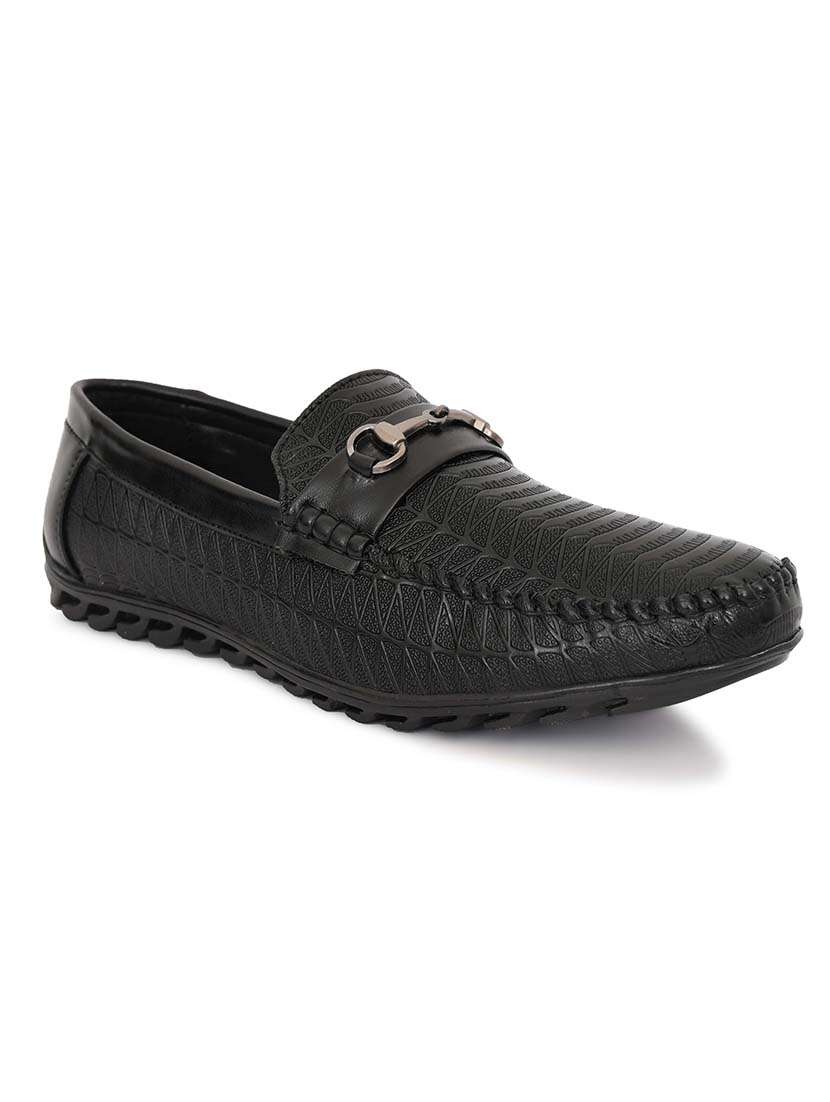 men textured slip on horsebit loafer - 22547917 -  Standard Image - 3