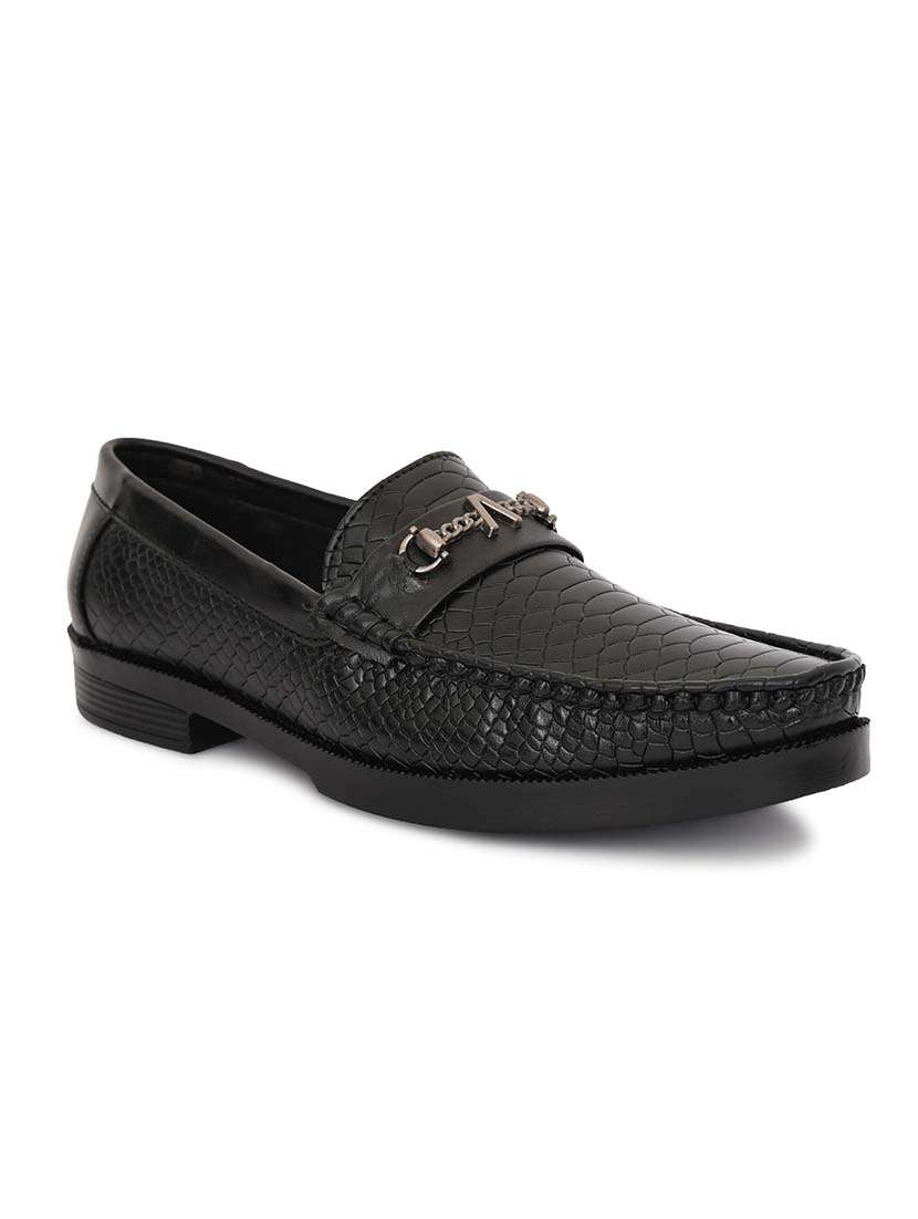 men textured slip on horsebit loafer - 22547919 -  Standard Image - 3