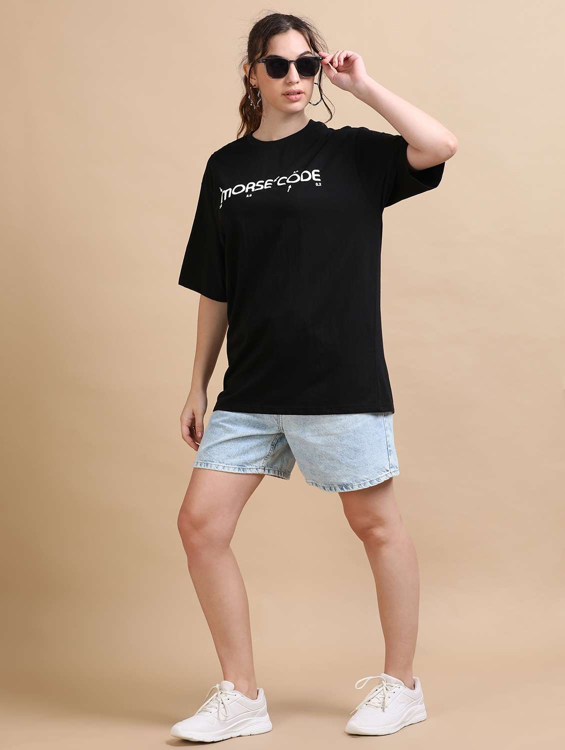 women printed short sleeves oversized t-shirt - 22547986 -  Standard Image - 5