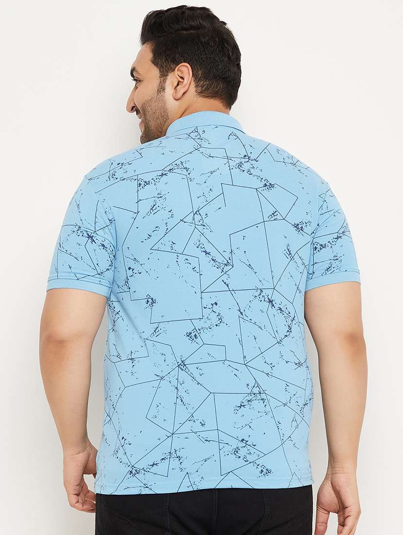 men printed short sleeve regular fit polo t-shirt - 22548057 -  Standard Image - 3