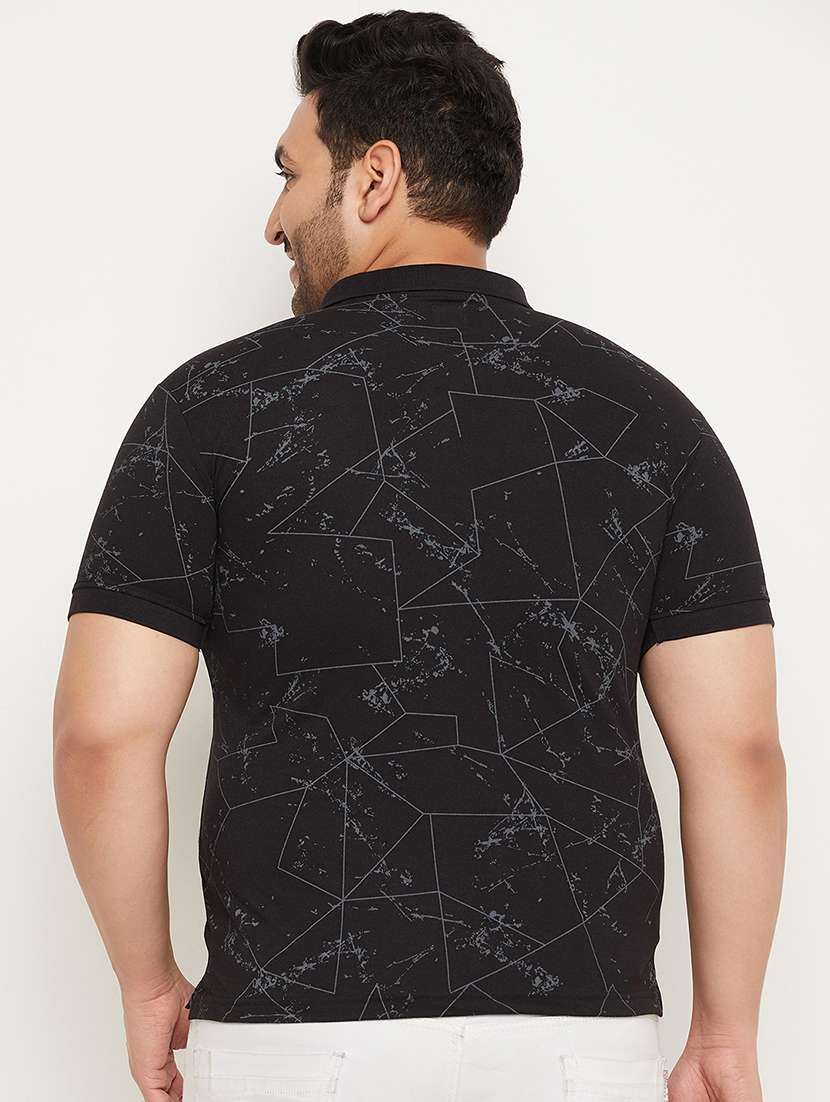 men printed short sleeve regular fit polo t-shirt - 22548058 -  Standard Image - 3