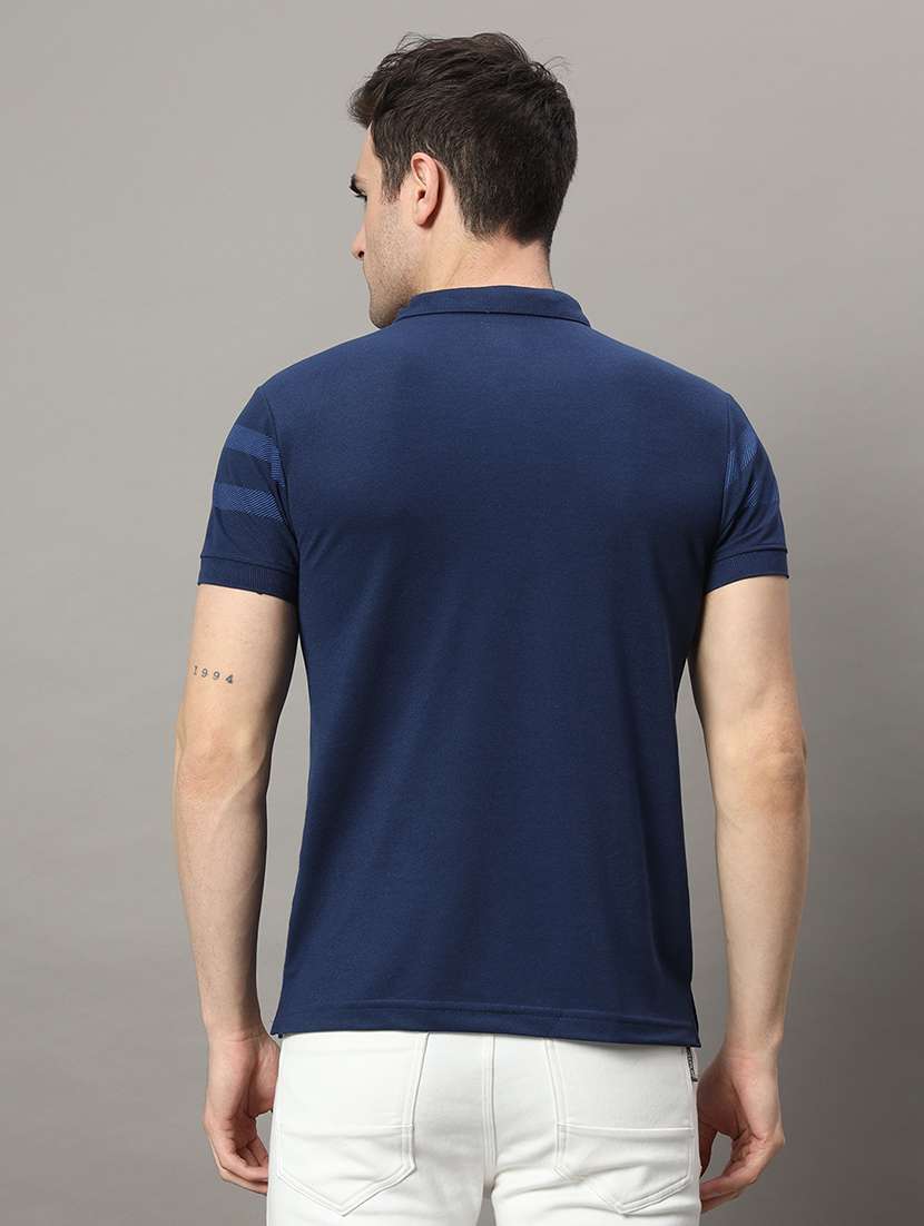 men printed short sleeves polo t-shirt - 22548075 -  Standard Image - 3
