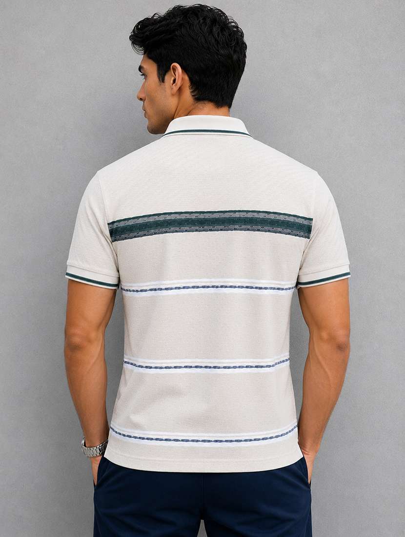 men printed short sleeves polo t-shirt - 22548311 -  Standard Image - 3