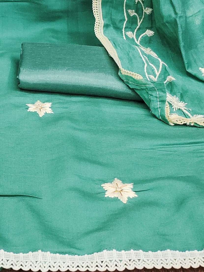 women embroidered unstitched suit set - 22548356 -  Standard Image - 3