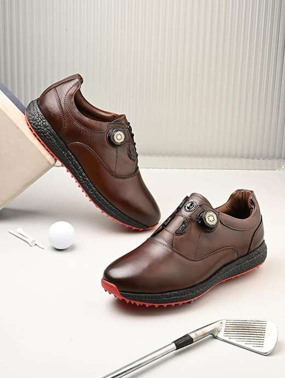 men solid lace up sport shoes
