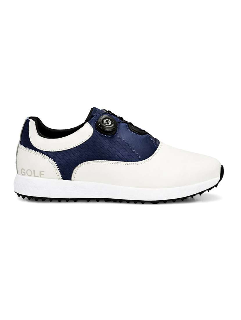 men color block lace up sport shoes