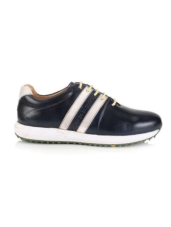men striped lace up sport shoes