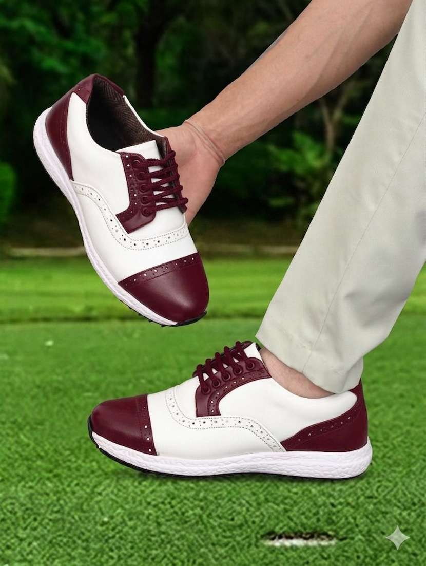 men color block lace up sport shoes - 22548766 -  Standard Image - 3