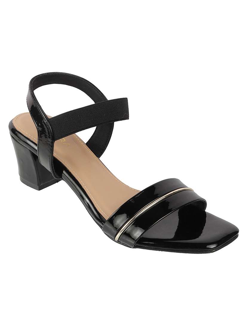 women solid ankle strap sandal