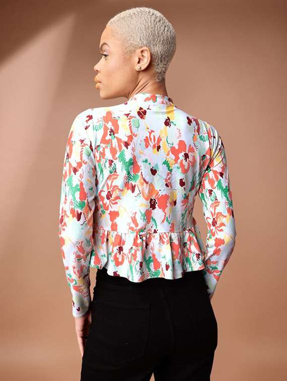 white polyester regular top - 22549008 -  Standard Image - 3