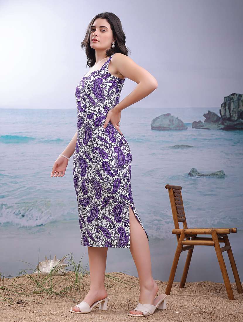 women printed sleeveless sheath dress - 22549530 -  Standard Image - 3